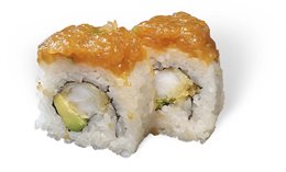 Ebi z tatarem z łososia