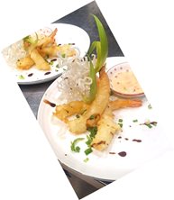 Krewetki w tempurze 3 szt. 